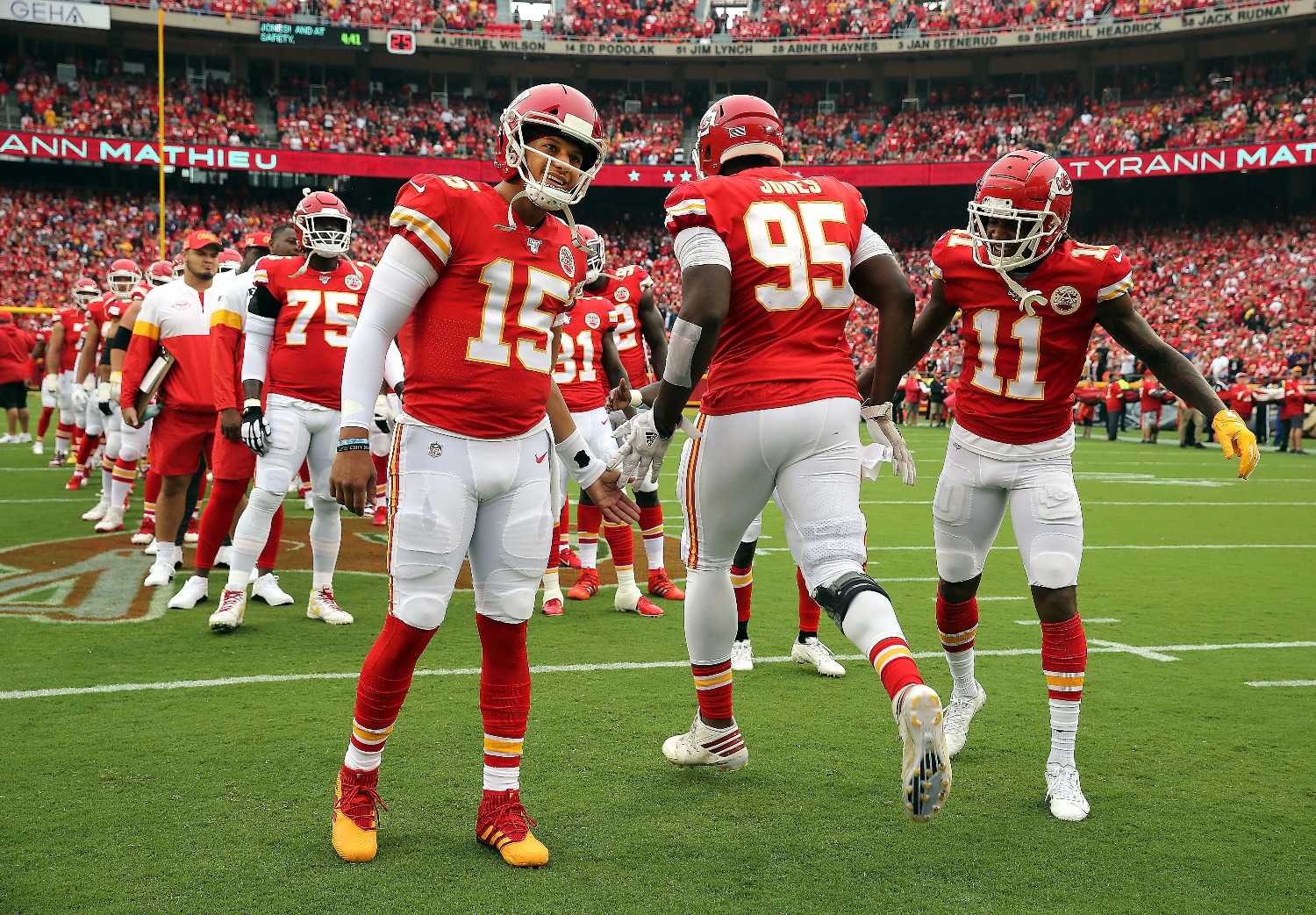 Kansas City Chiefs Mahomes, Jones named finalists for players of year