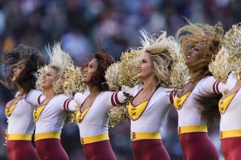 Washington Redskins cheerleaders