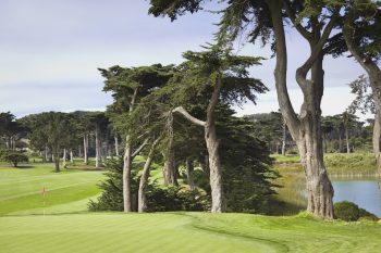 18th hole of the Harding Park Golf Course