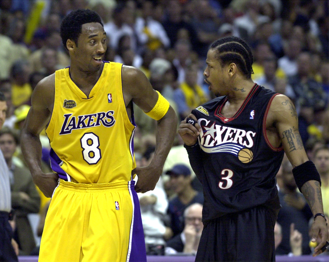 The only thing you could really do is pray that [Kobe] had an off night.” Allen  Iverson reflects on the 2001 NBA Finals and the greatness…