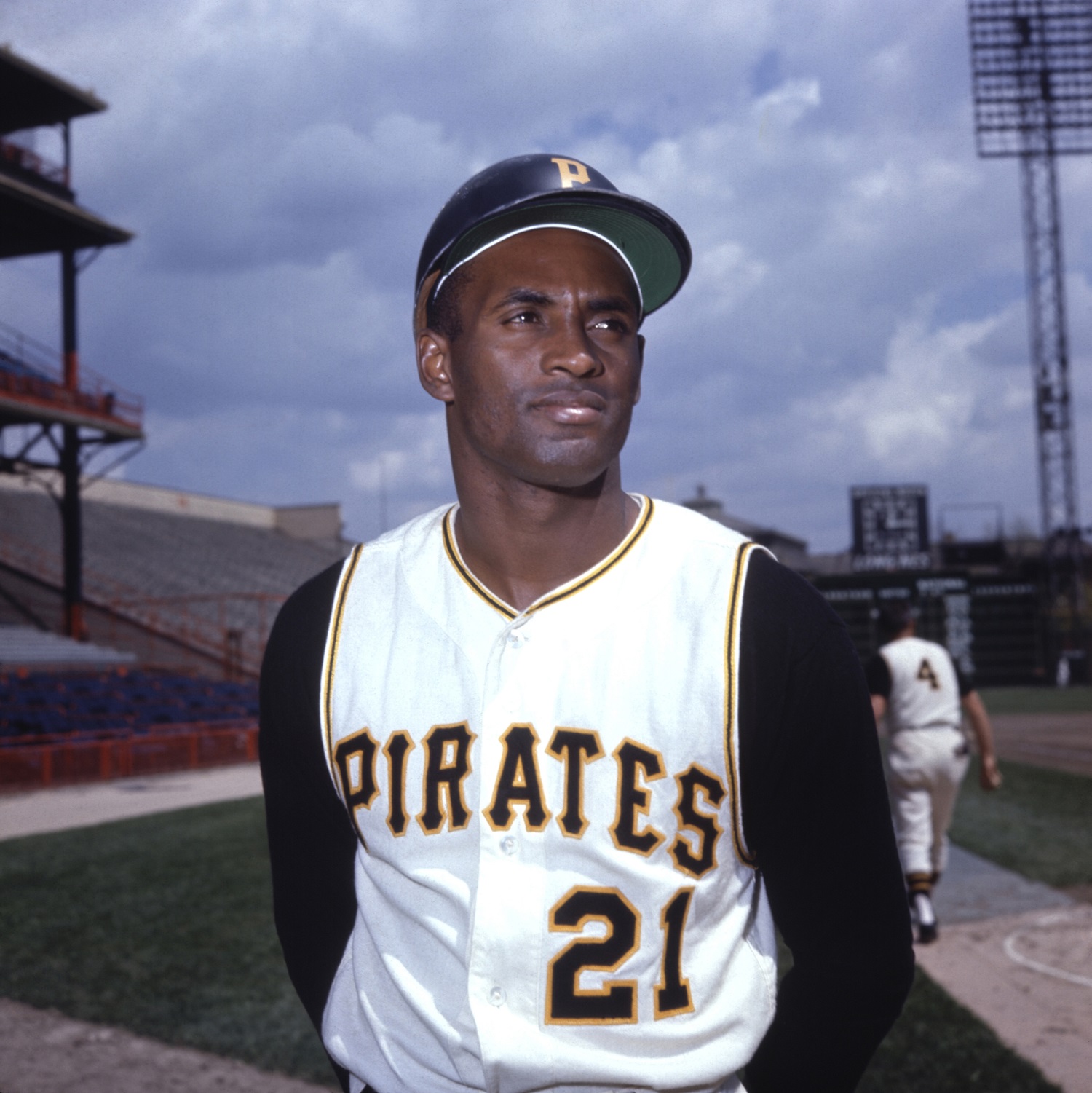 On April 6, 1973, we retired Roberto - Pittsburgh Pirates