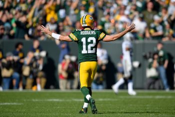 Aaron Rodgers wears a thong