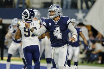 Dak Prescott makes a point every time he scores a touchdown.