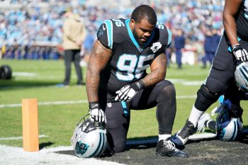 Cowboys DT Dontari Poe sent a powerful message after becoming the first player in franchise history to kneel during the national anthem.