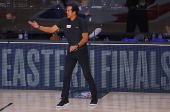 Erik Spoelstra is outcoaching Brad Stevens.