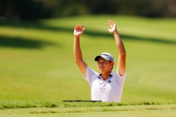 Collin Morikawa has hit some impressive golf shots in his young career, but his hole-out at the TOUR Championship might be his best yet.