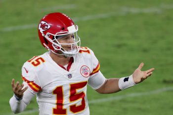 Patrick Mahomes set a new NFL record on Monday Night Football.