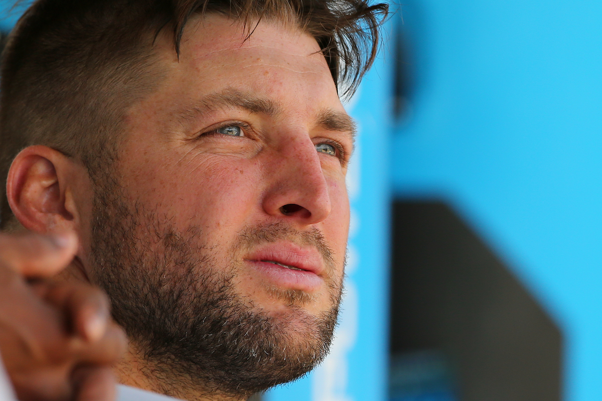 Baseball player Tim Tebow