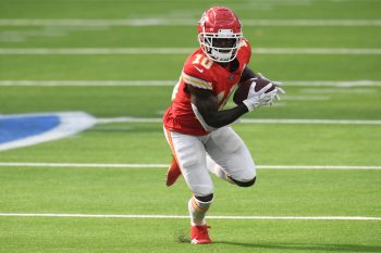 Tyreek Hill #10 of the Kansas City Chiefs