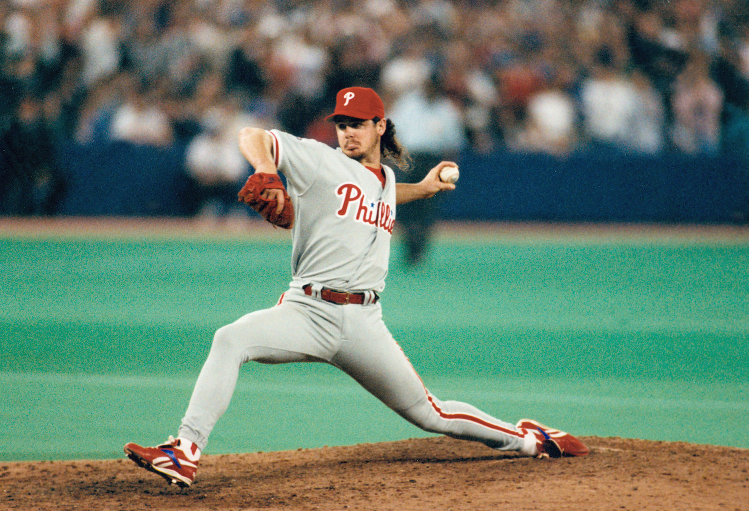 TIL During the 1993 season, pitcher Mitch Williams plunked John