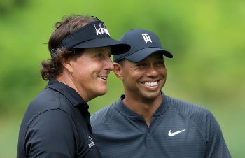 Phil Mickelson and Tiger Woods