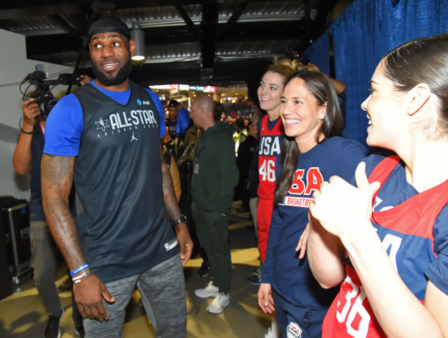 LeBron James and Sue Bird Share an Impressive 