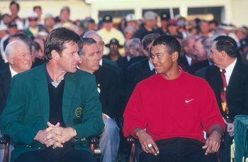 Tiger Woods is back at Augusta National searching for his sixth green jacket, but Nick Faldo thinks he won't be able to keep up with the field.