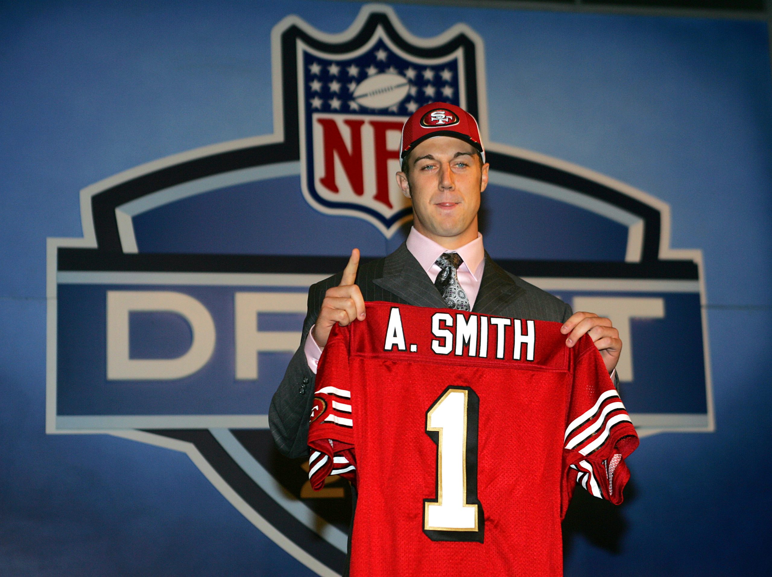 Alex Smith said a lot of pressure came with being the top pick.