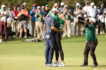 Dustin Johnson is routinely seen embracing The Great One's daughter, Paulina Gretzky, after his wins, but are the two married?