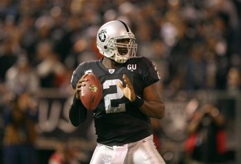 JaMarcus Russell blank DVD incident Raiders