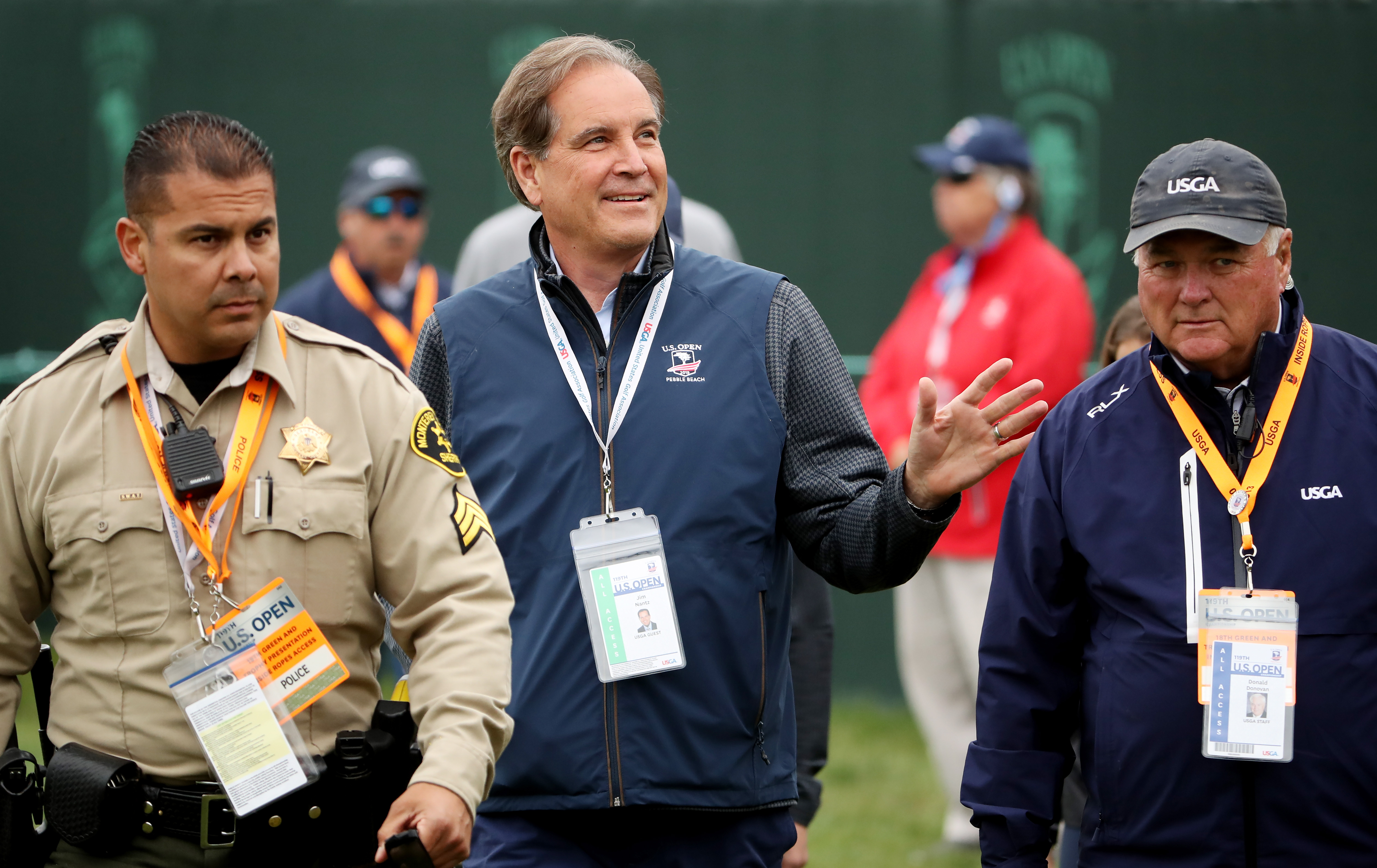 TV personality Jim Nantz at the 2019 U.S. Open