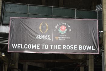 Rose Bowl and College Football Playoff Semifinal played in Texas.