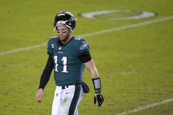 Carson Wentz got a tearful goodbye from a diehard Eagles fan.