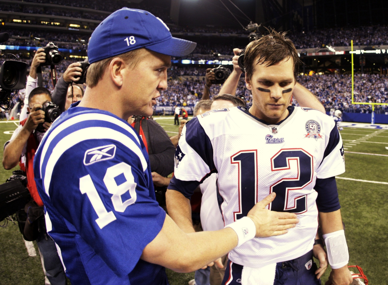 Brady says a 'Peyton Manning-type throw' helped Patriots win Super Bowl