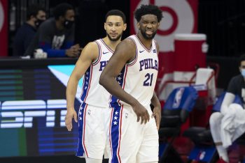 Ben Simmons and Joel Embiid