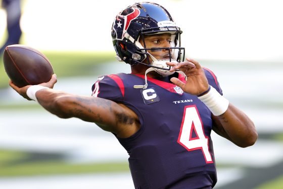 Houston Texans quarterback Deshaun Watson in NFL action.