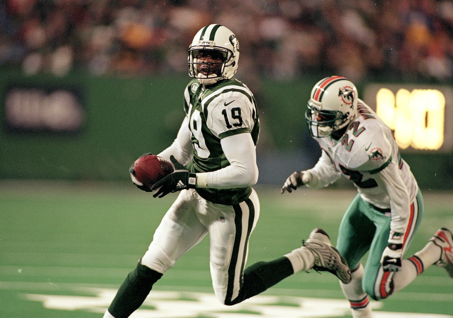 ESPN analyst Keyshawn Johnson began his NFL career with the New York Jets after being drafted No. 1 overall.
