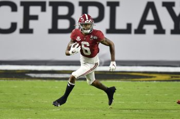 Alabama wide receiver and NFL draft prospect DeVonta Smith