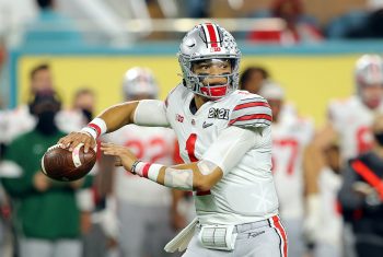 Ohio State QB and NFL draft prospect Justin Fields