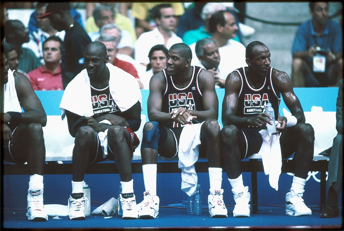 Jordan, Drexler Discuss Competitive Relationship After '92 Olympics -  Blazer's Edge