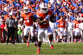 Former Florida Gators running back Kelvin Taylor, the son of Jaguars legend Fred Taylor, had an impressive college football career.