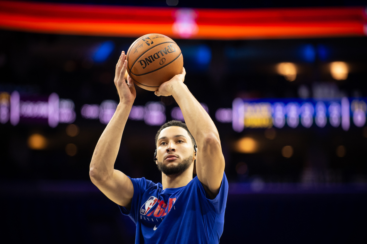 Ben Simmons might be shooting with the wrong hand 