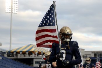 Former Navy defensive back Cameron Kinley