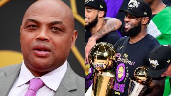 NBA legend Charles Barkley and Lakers star LeBron James.