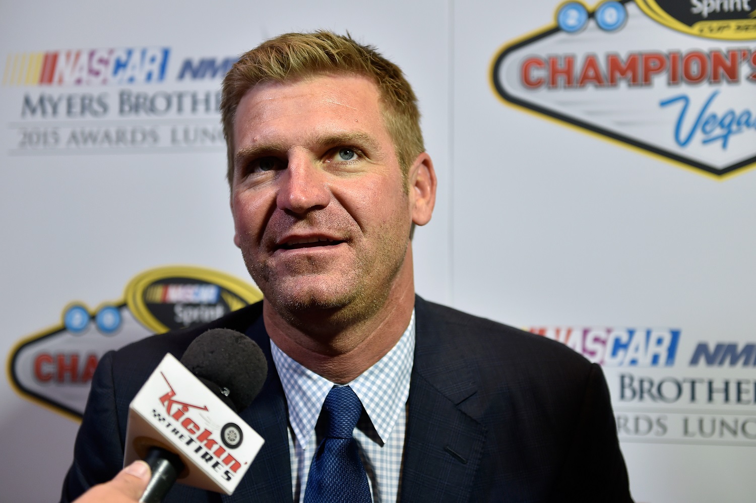 Clint Bowyer's first season in the Fox Sports broadcast booth for the NASCAR Cup Series was a success. | David Becker/NASCAR via Getty Images