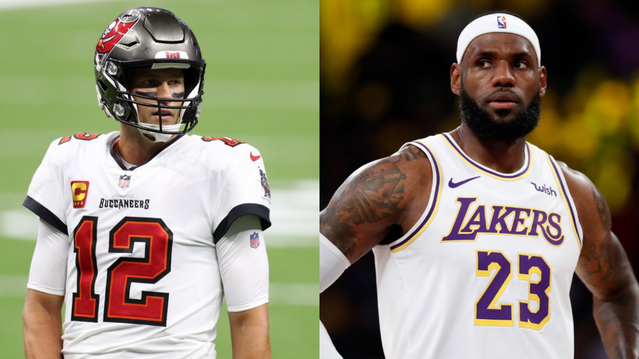 LeBron James trolled after he calls Tom Brady 'GOAT', Internet says 'you  don't even sniff the level he is'