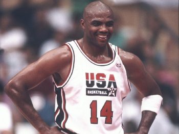 Dream Team member Charles Barkley during the 1992 Olympics in Barcelona