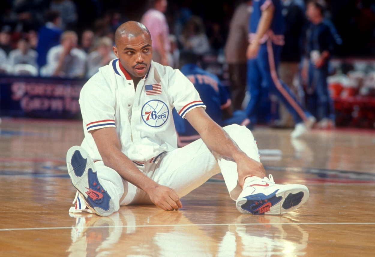 CHARLES BARKLEY  Philadelphia 76ers 1988 Throwback NBA Basketball