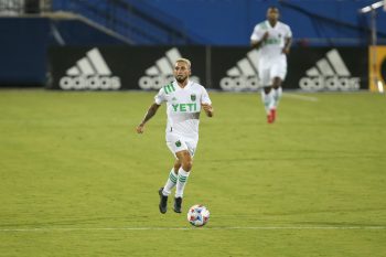 Austin FC midfield Diego Fagundez