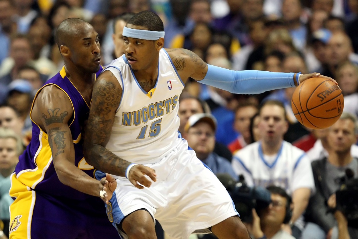 Carmelo Anthony talks about playing against Kobe Bryant