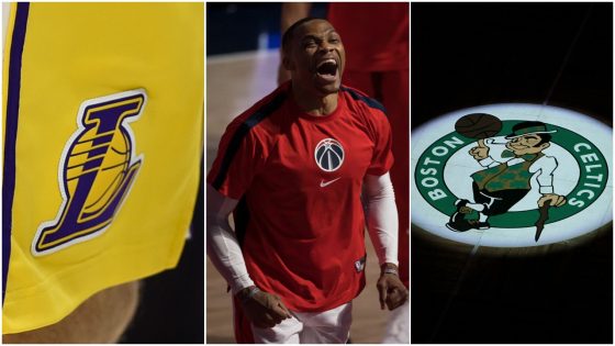 Los Angeles Lakers Russell Westbrook Boston Celtics