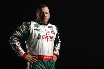 NASCAR driver Ryan Newman poses for a photo during the 2021 NASCAR Production Days at Fox Sports Studios.