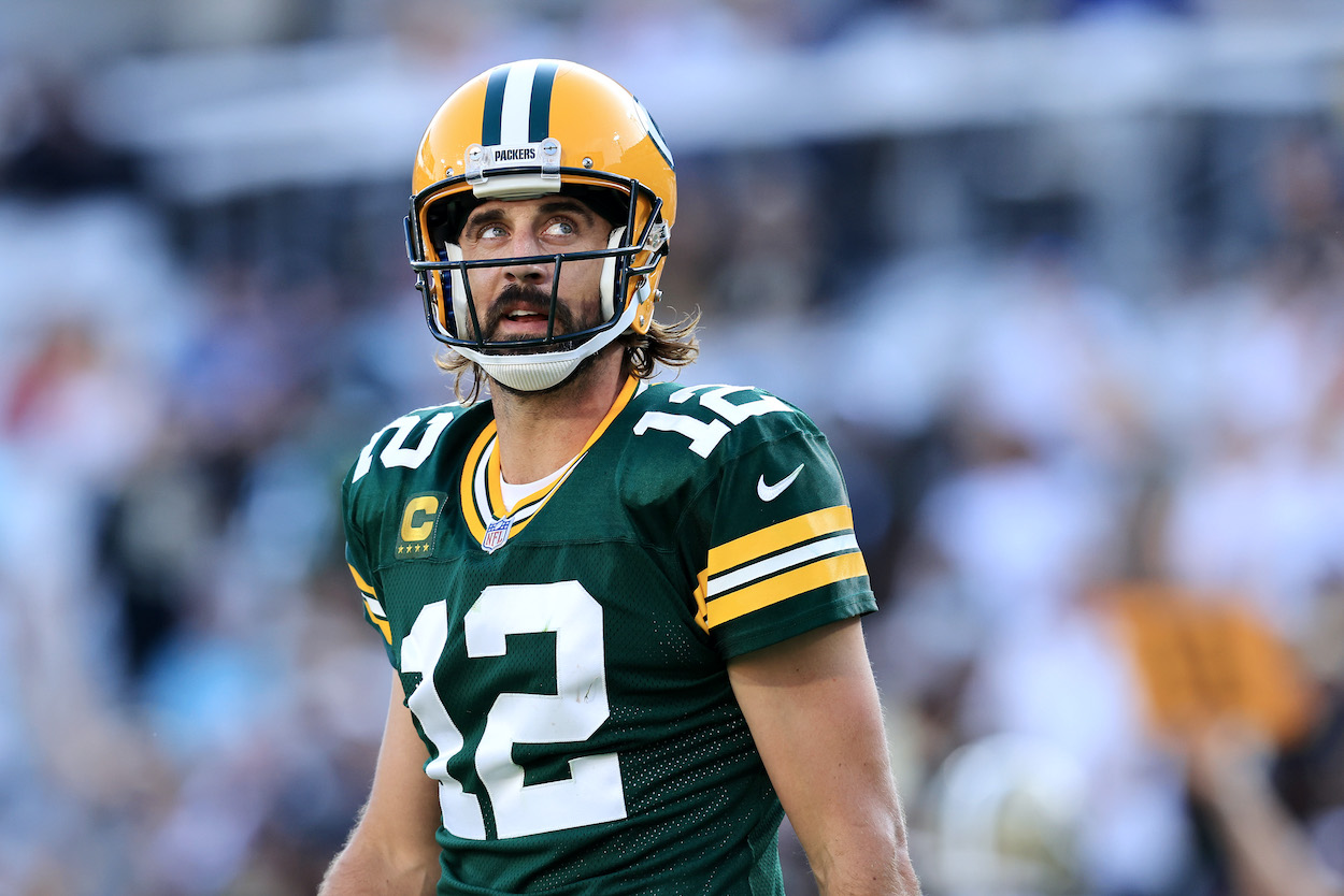 Aaron Rodgers Debuts the 2021 Version of His Famous 'Relax' Quote After