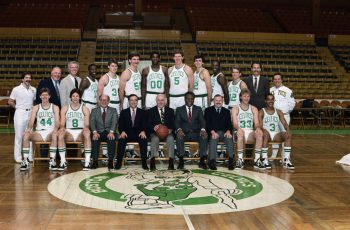 The 1985-86 Boston Celtics' team picture.