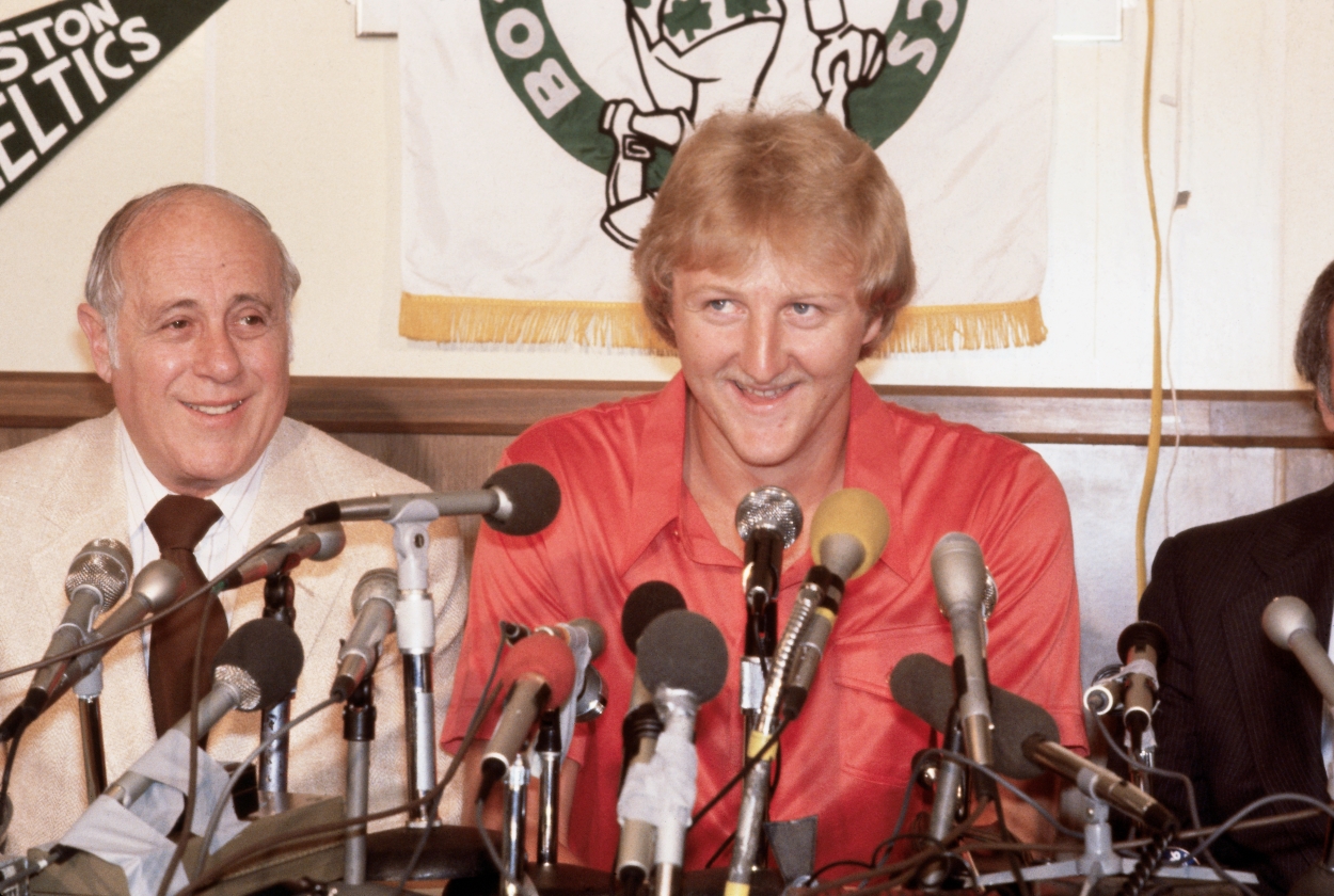 Larry Bird Learned How to Be an NBA GM Even Before He Became an NBA Player Thanks to a Shrewd Move by Red Auerbach Larry-bird-red-auerbach