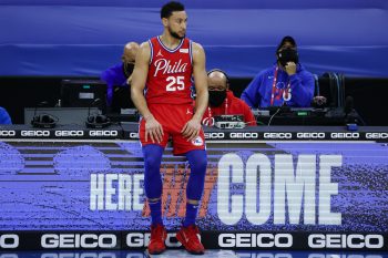 Ben Simmons won't be playing for the 76ers for a while.