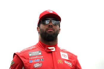 Bubba Wallace before race