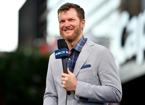 Dale Earnhardt Jr. talks on air