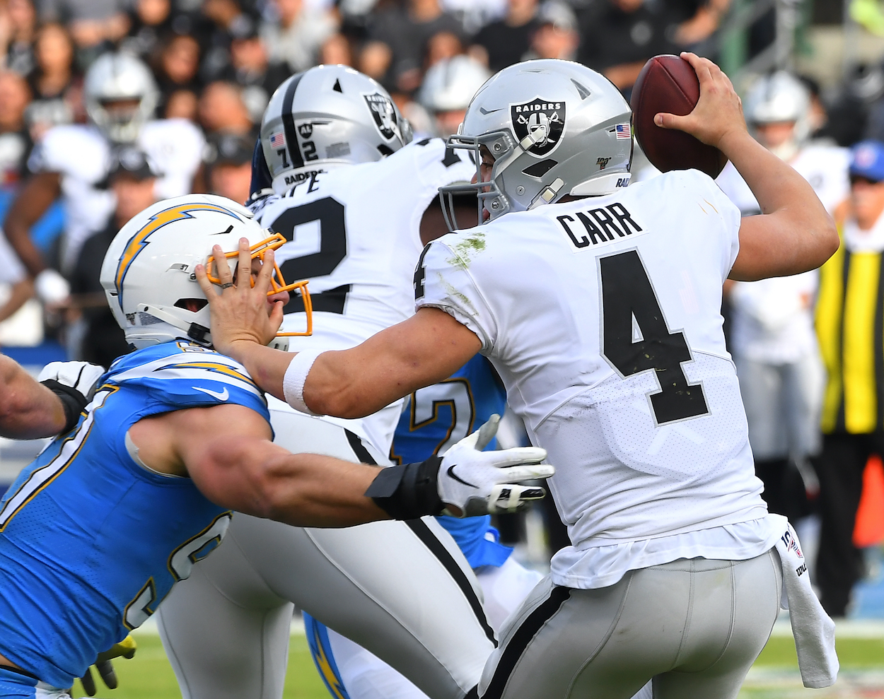 Chargers Beat Raiders, 28-14, in Week 4 of 2021 Season