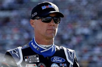 Kevin Harvick waits on grid